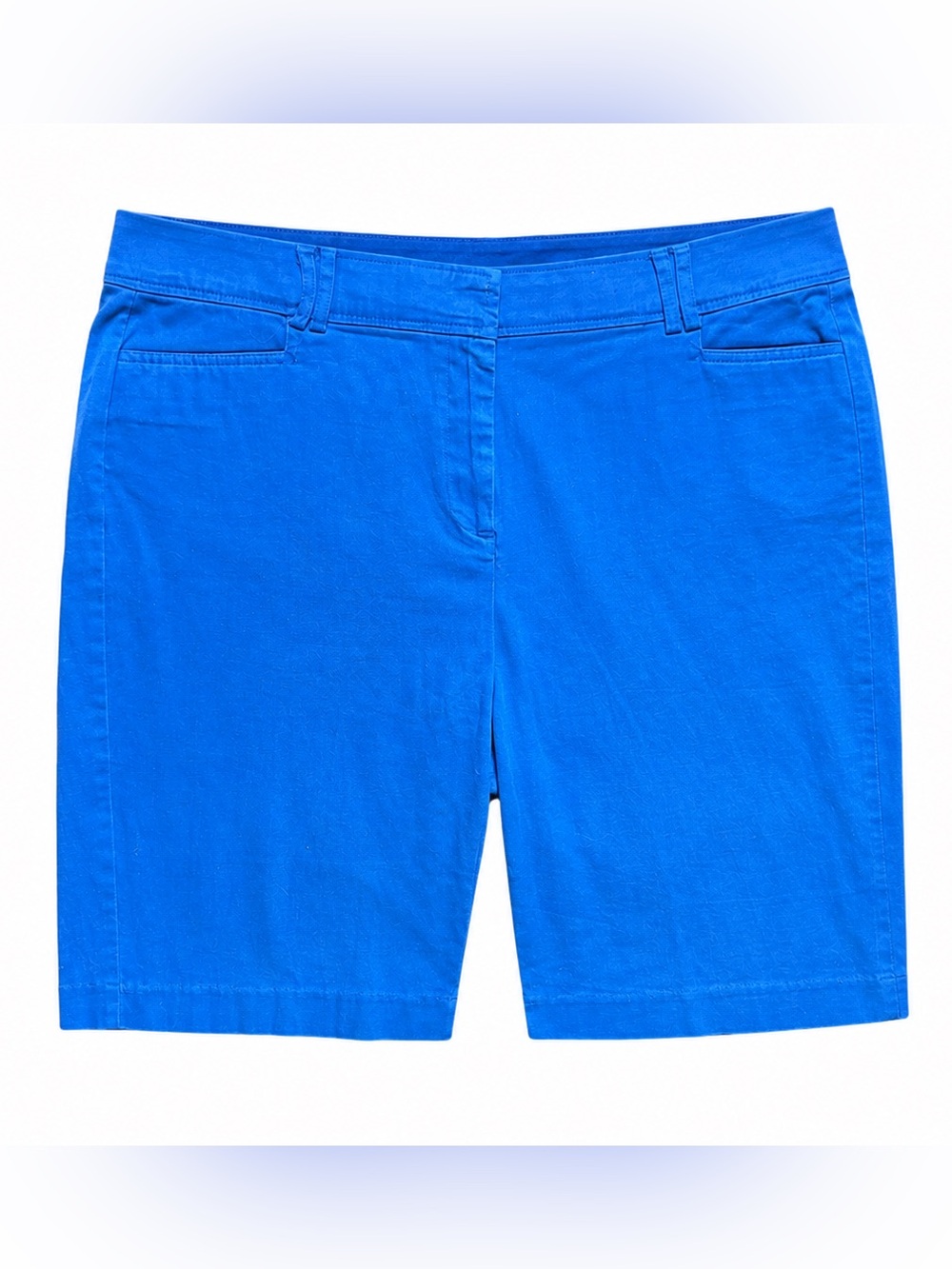 Laura Scott Bright Blue Bermuda Shorts